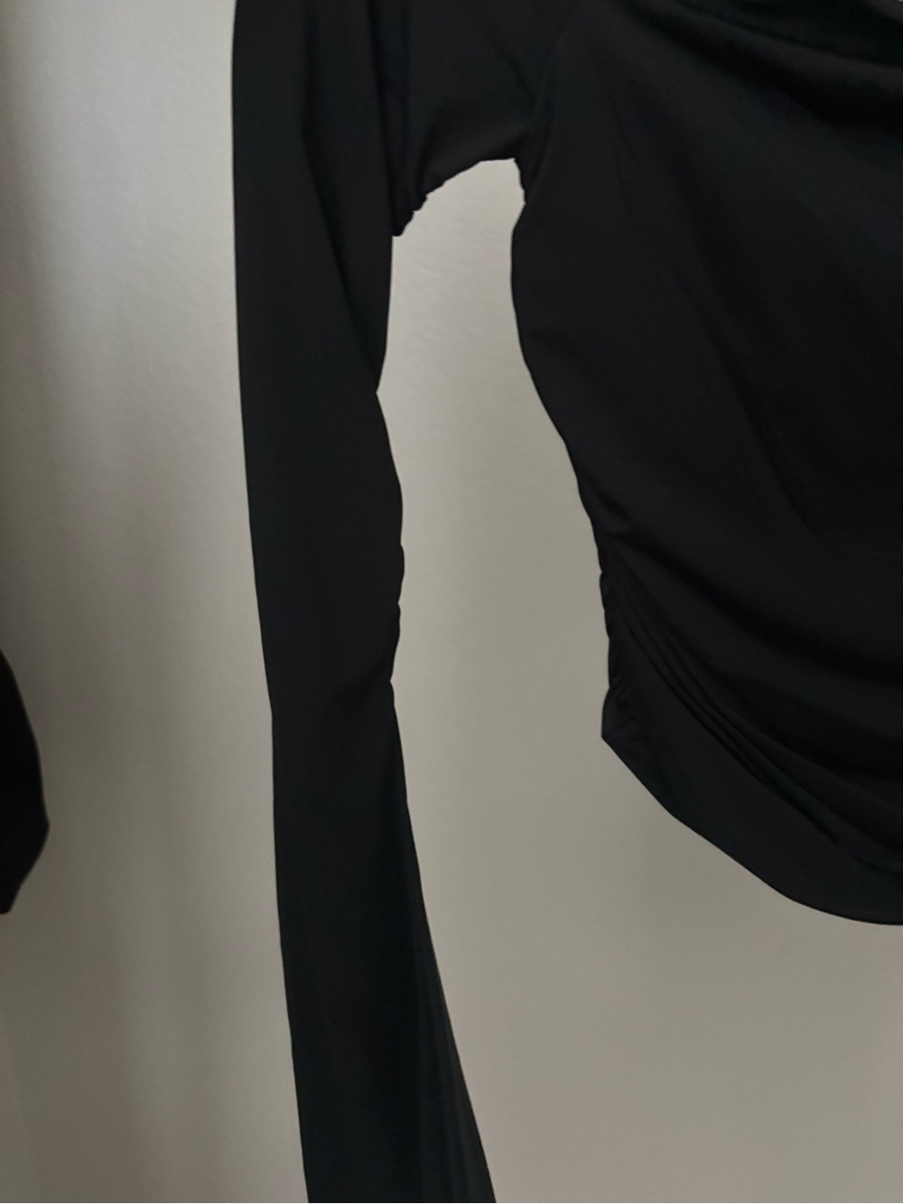 Edikted Black Off-Shoulder Ruched Mini Top - Picture 5 of 5
